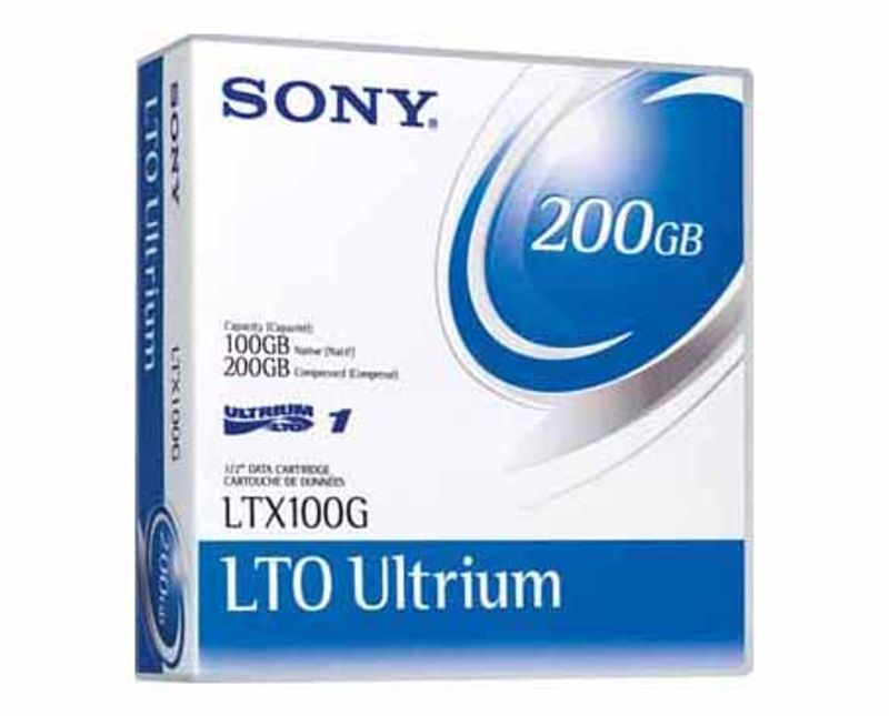 Cartouche de données LTO 1 - première génération - de la marque Sony